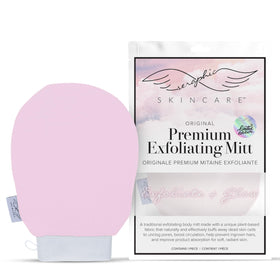 Gant exfoliant rose SERAPHIC SKINCARE vue avant