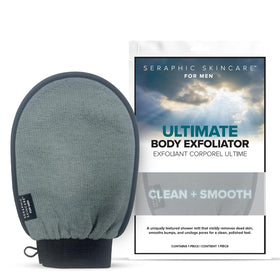 Gant exfoliant SERAPHIC SKINCARE pour le corps, vue de face