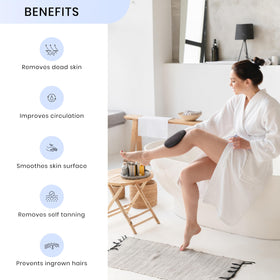 Gant exfoliant SimpleField dans son emballage