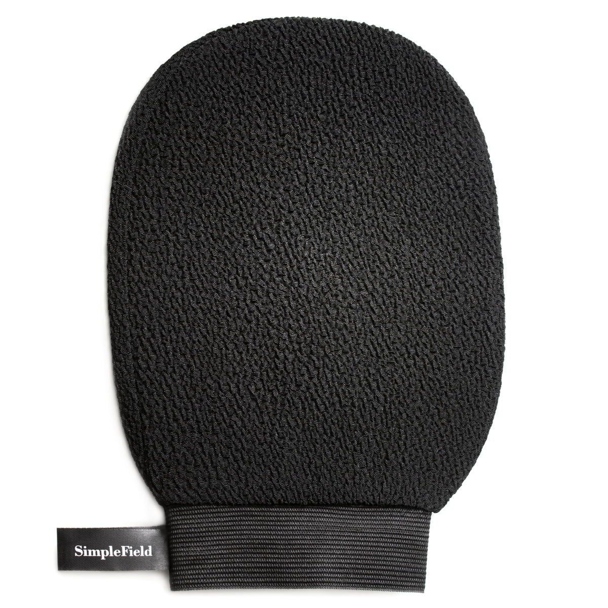 Gant exfoliant SimpleField en viscose, vue de face