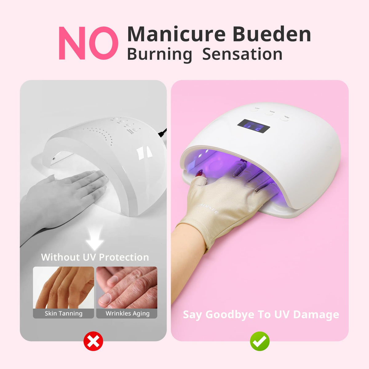 Gants AIRSEE en nylon et lycra, légers et respirants