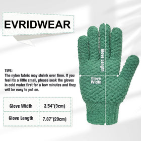 Gants Evridwear en usage dans une douche