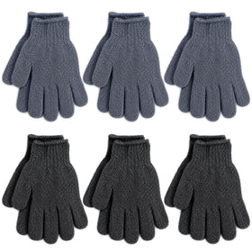 Gants exfoliants Fundrem 12 pièces, vue de face