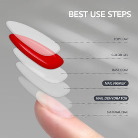 GAOY déshydratant pour ongles et primer avec étiquette visible