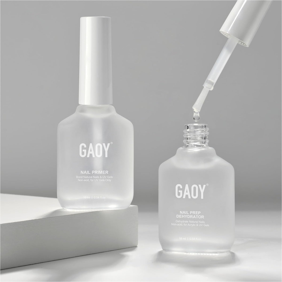 GAOY déshydratant pour ongles et primer set de 2 pièces devant