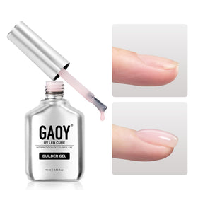 GAOY gel constructeur ongles 16ml rose pâle vue avant