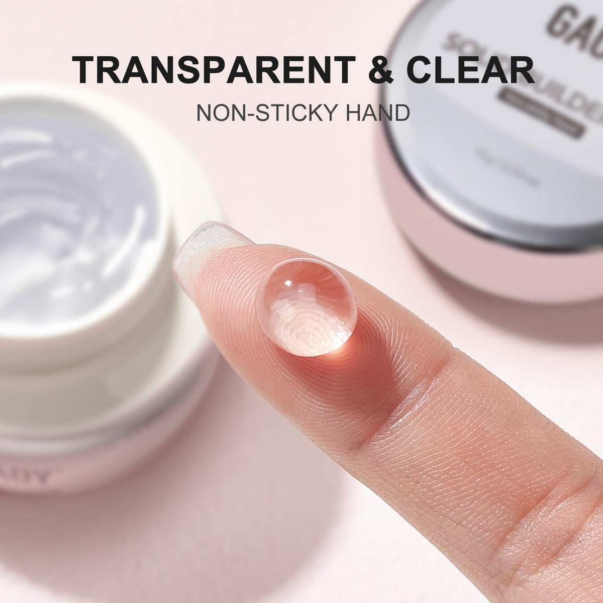 GAOY Gel Sculptant 3D 15g application sur ongle