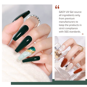 GAOY Kit de Vernis Gel comprenant base et top coat