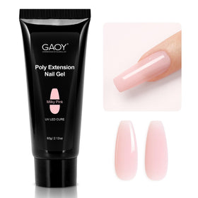 GAOY Poly Gel 60g rose pâle, vue de face