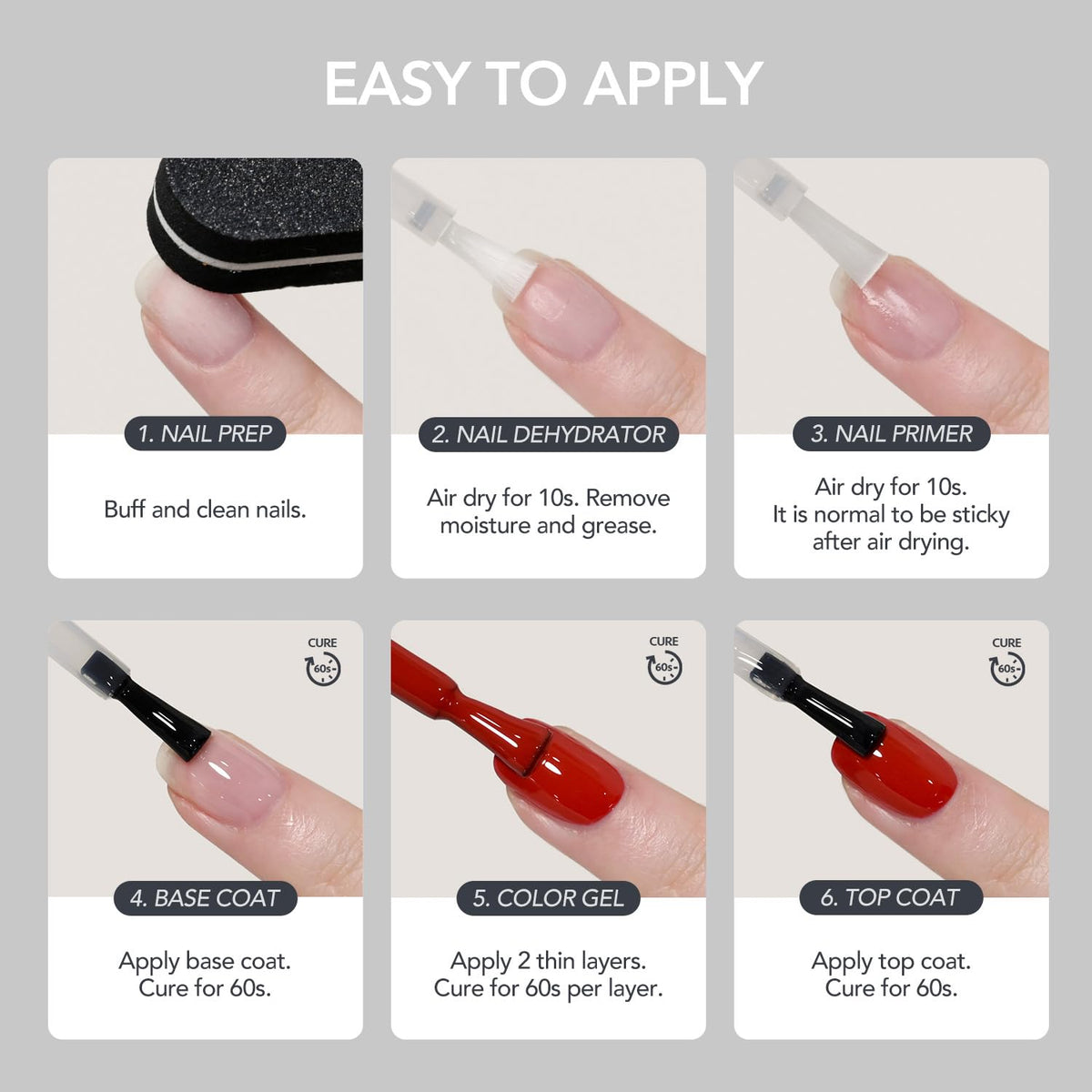GAOY Primer à Ongles 16ml packaging sur table