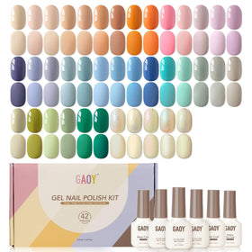 GAOY Set de Vernis à Ongles Gel 39 Couleurs Printanières vue de face