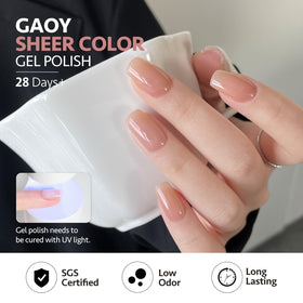 GAOY Set de Vernis Gelée avec étiquettes des couleurs