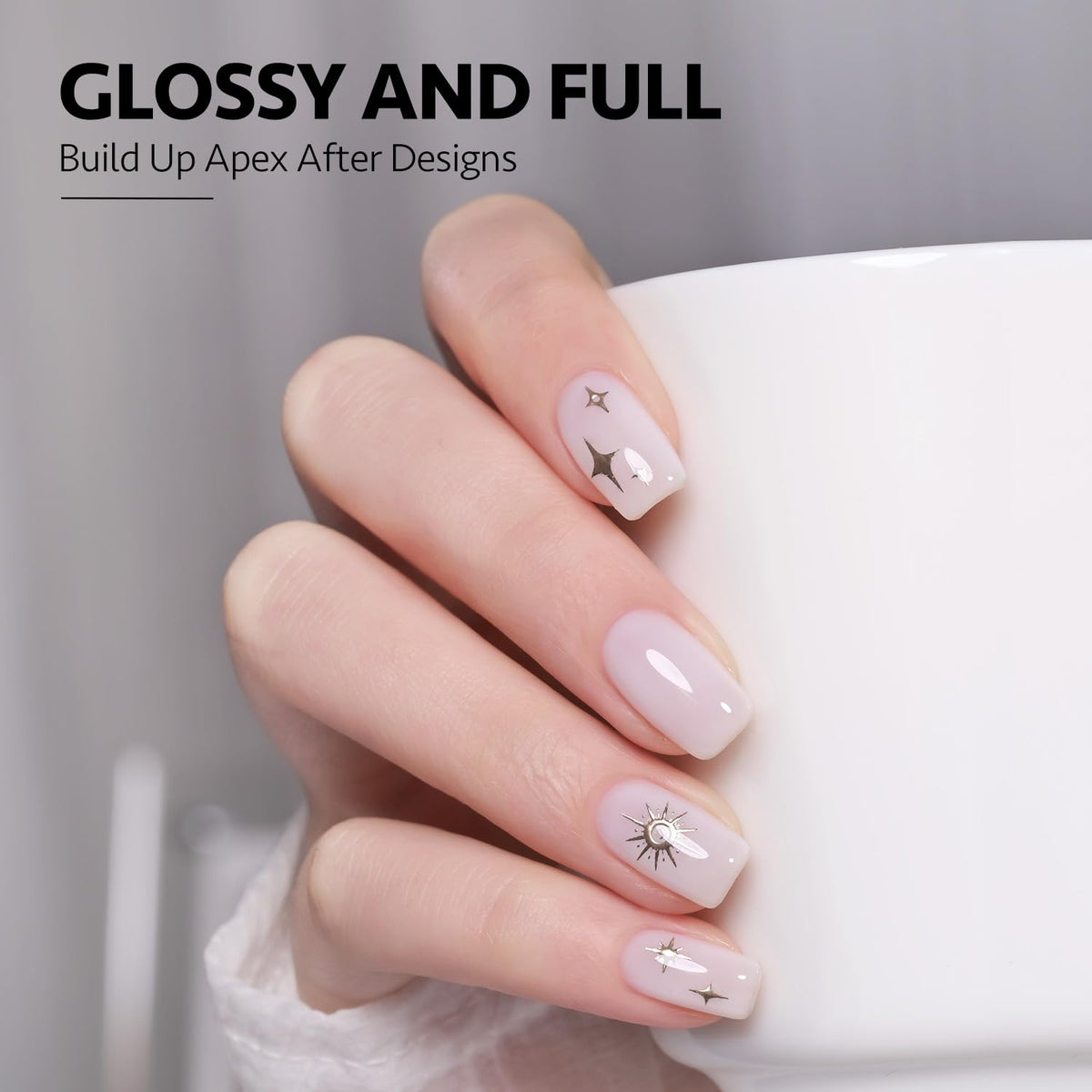 GAOY Top Coat Gel 16ml en cours de séchage sous lampe UV