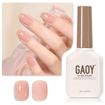 GAOY Vernis à Ongles Gel 16ml couleur Pêche Oolong vue avant