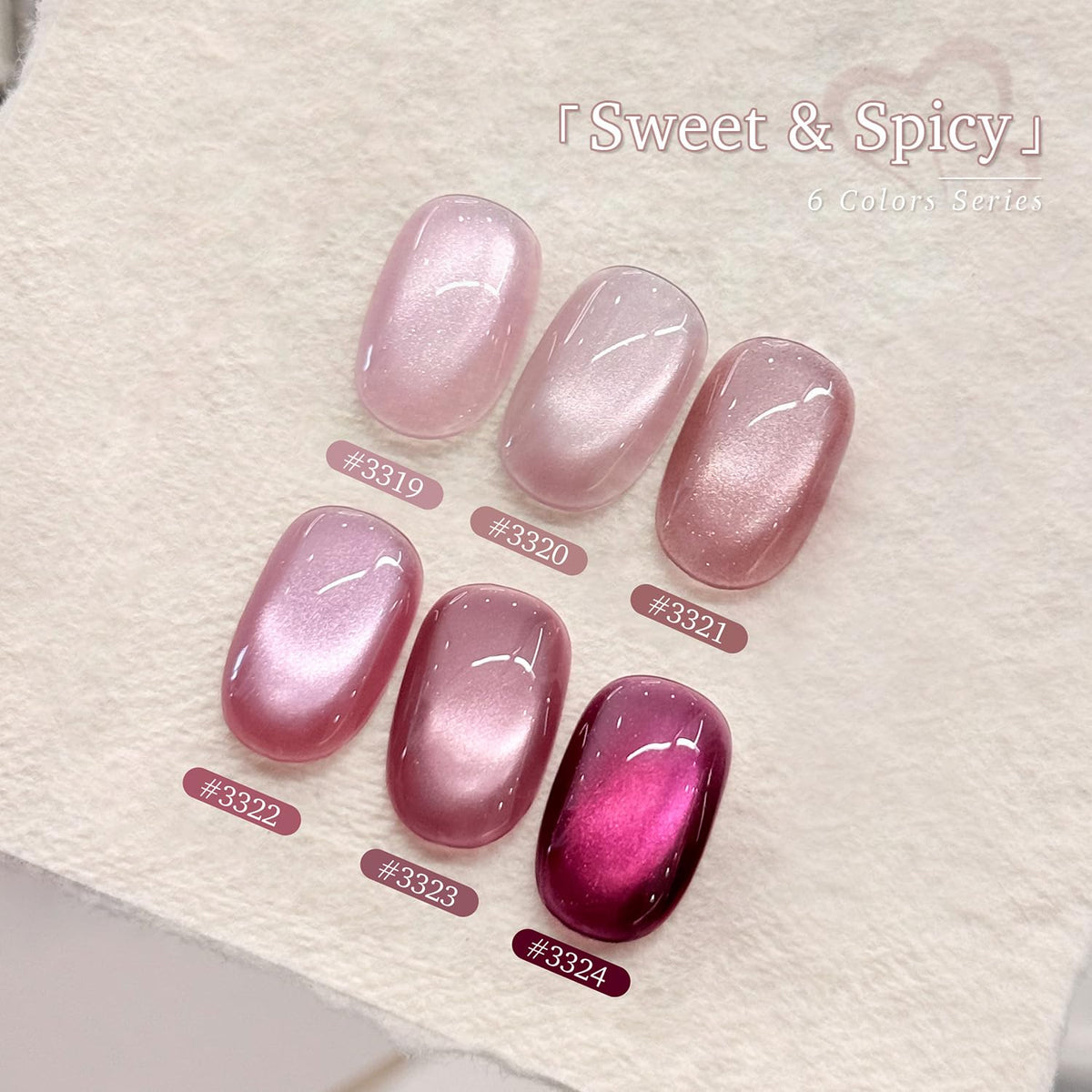 GAOY Vernis à Ongles Gel 6 Couleurs avec aimant
