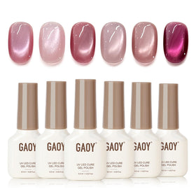 GAOY Vernis à Ongles Gel 6 Couleurs devant