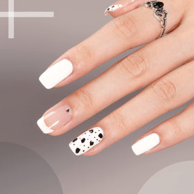 GAOY Vernis à Ongles Gel Blanc 16ml application sur ongles
