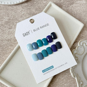 GAOY Vernis à Ongles Gel Bleu 6 Couleurs - Détails des flacons