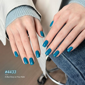 GAOY Vernis à Ongles Gel Bleu 6 Couleurs - Palette de couleurs