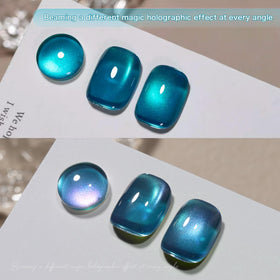 GAOY Vernis à Ongles Gel Cat Eye Pailleté 6 Couleurs - échantillons de couleurs