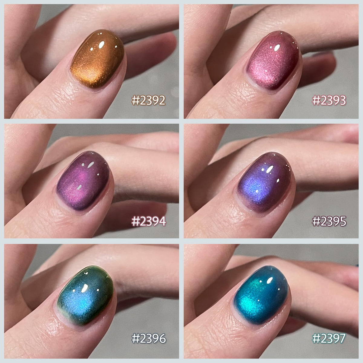 GAOY Vernis à Ongles Gel Cat Eye Pailleté - emballage du produit