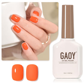 GAOY Vernis à Ongles Gel Orange 16ml vue de face
