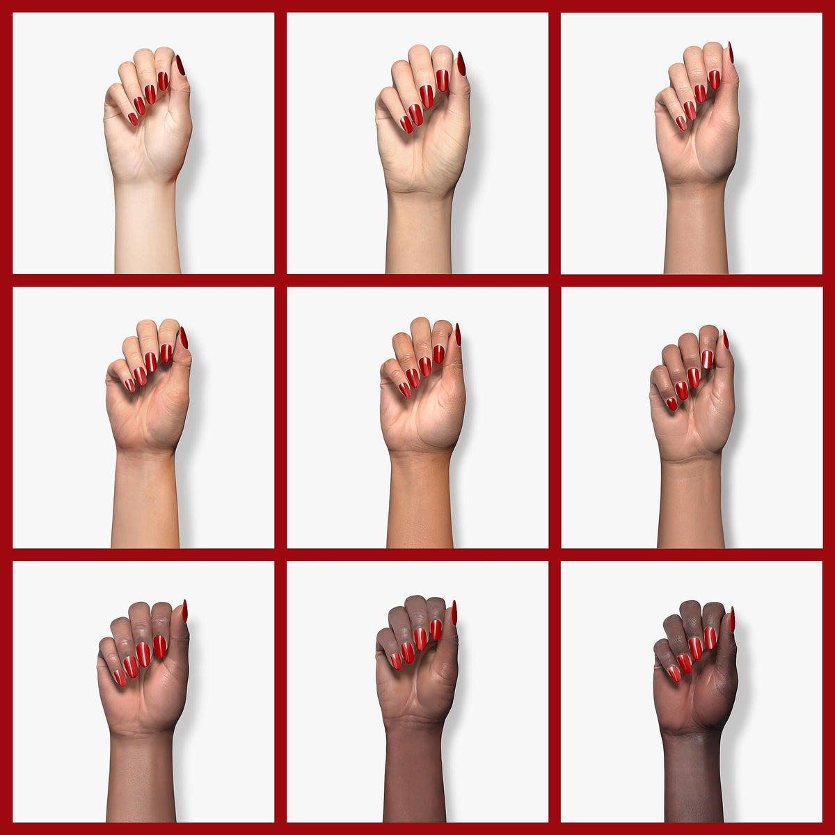 GAOY vernis à ongles gel rouge carmin 16ml, texture du gel