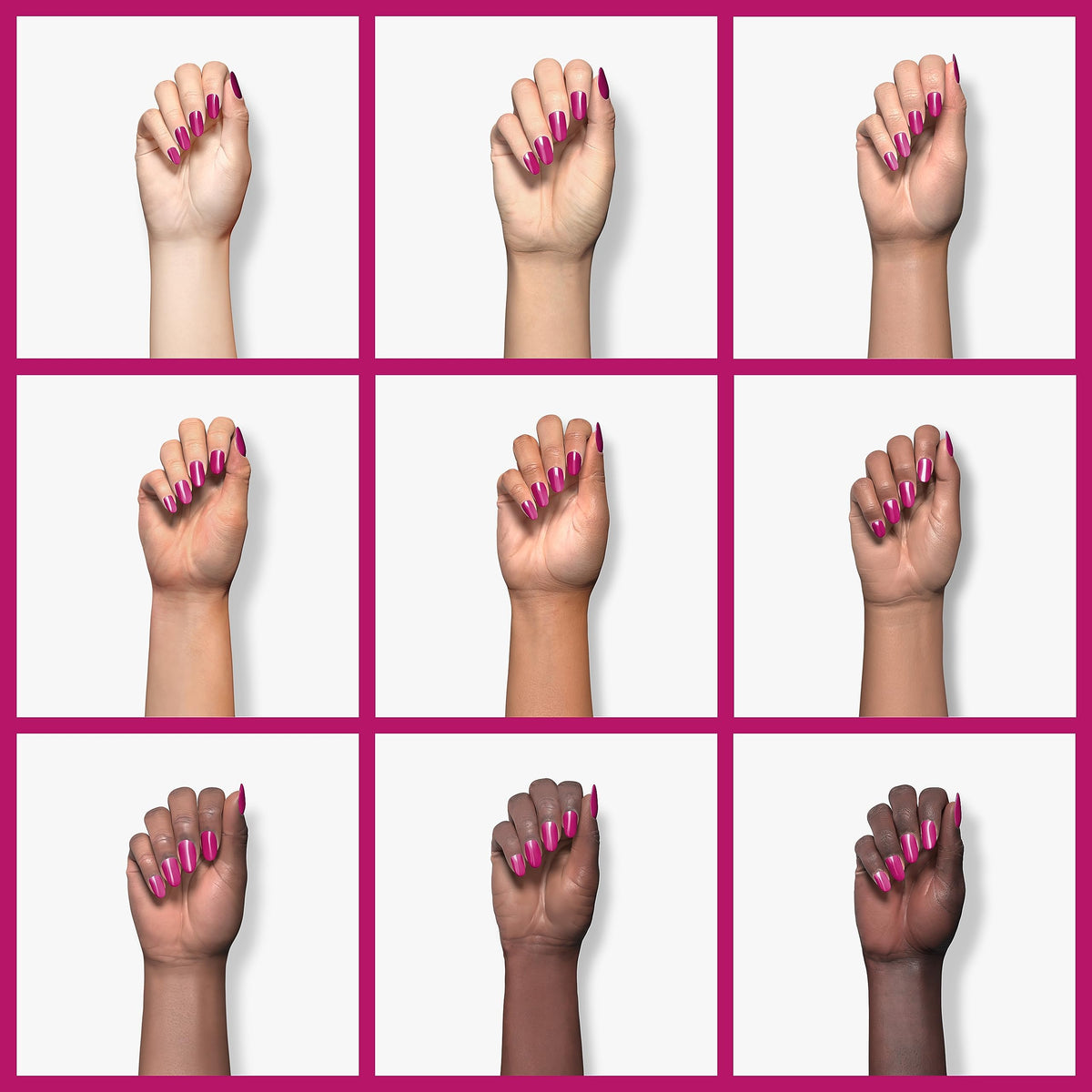 GAOY Vernis Gel 16ml Violet Prunier application