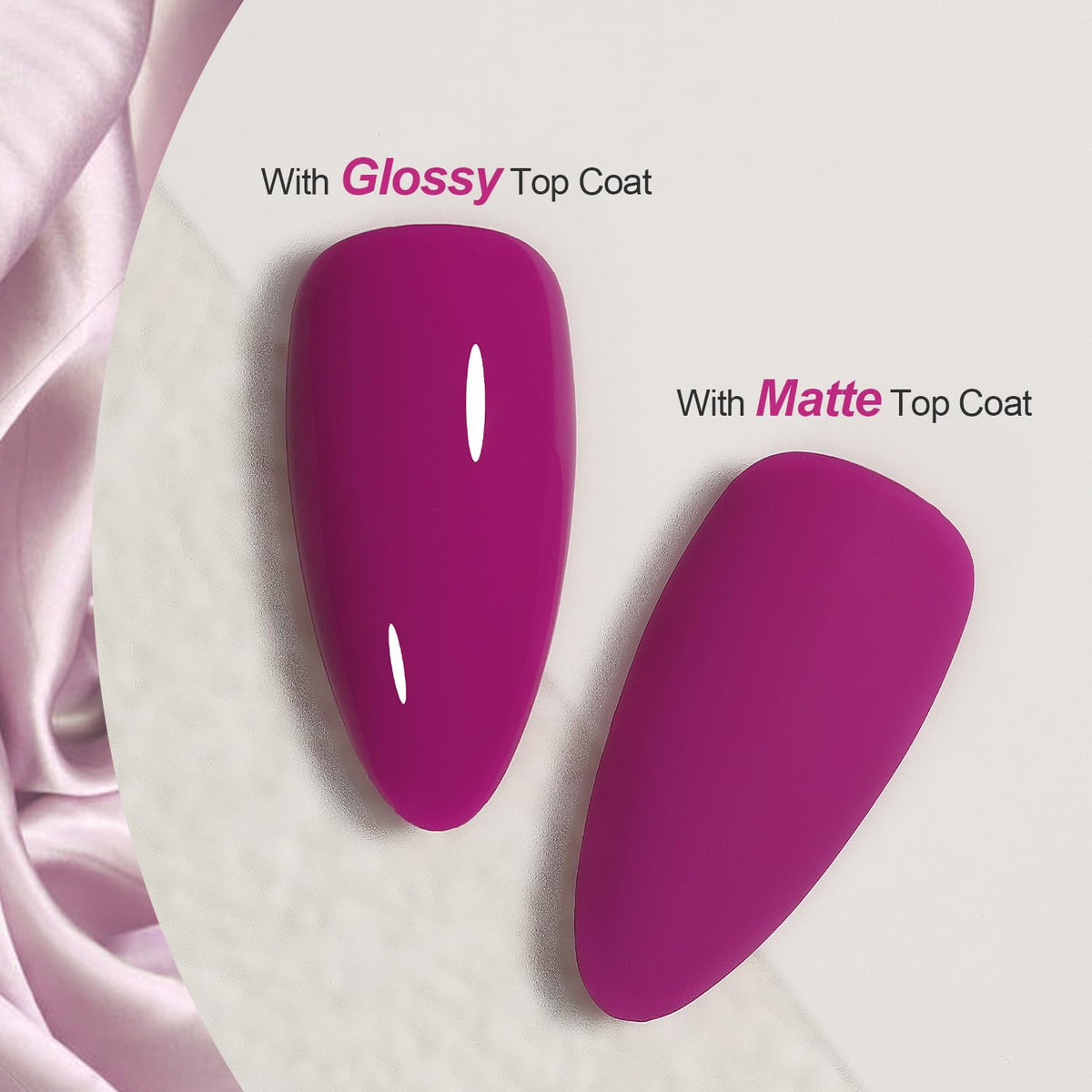 GAOY Vernis Gel 16ml Violet Prunier avec lampe UV