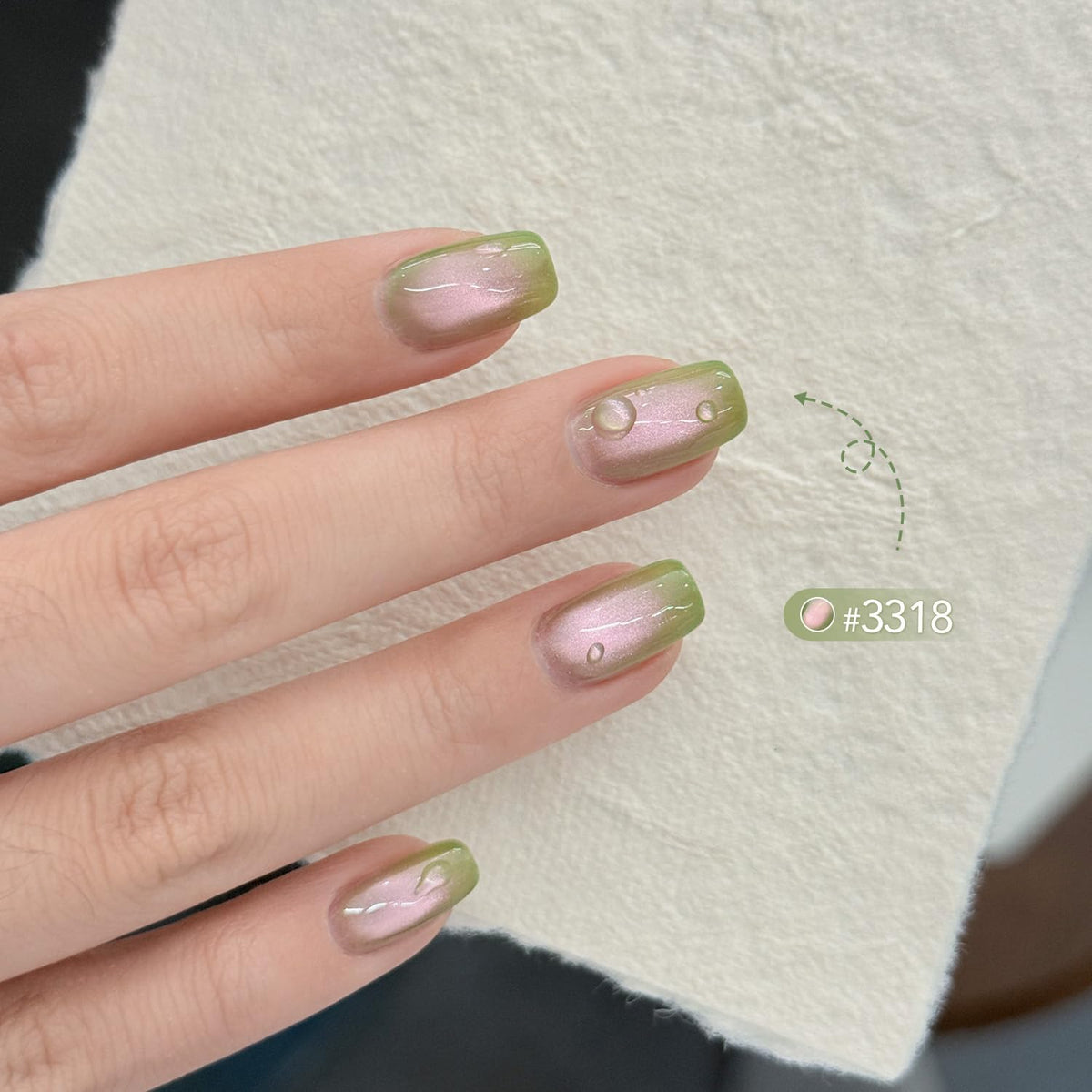 GAOY Vernis Gel Cat Eye application sur ongles