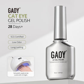 GAOY Vernis Gel Cat Eye packaging et accessoires