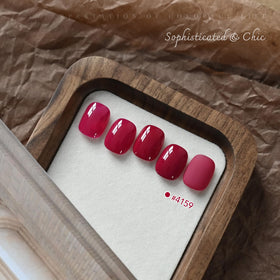 GAOY Vernis Gel Rouge 16ml avec finition brillante sur ongles