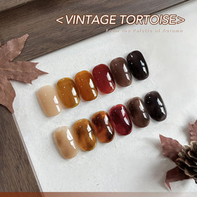 GAOY vernis gel tortoise marron application sur ongles
