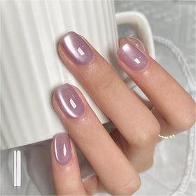 GAOY vernis gel violet mystique 16ml avec effet cat eye