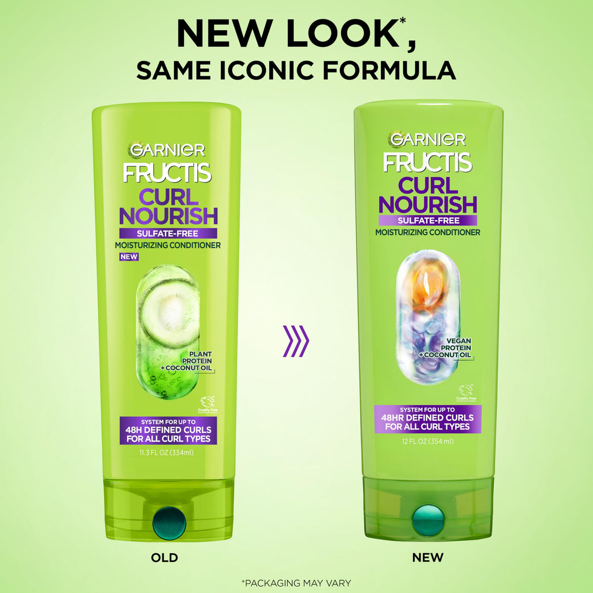 Garnier Curl Nourish Après-Shampooing 12 Fl Oz avec huile de coco