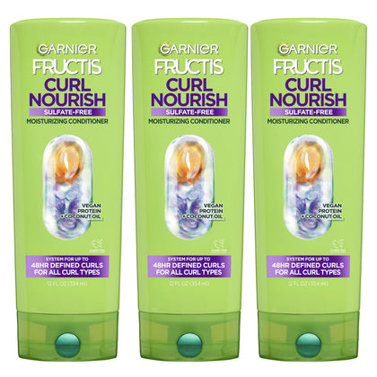 Garnier Curl Nourish Après-Shampooing 12 Fl Oz vue avant