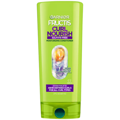 Garnier Curl Nourish Après-Shampooing 668g vue avant avec étiquette