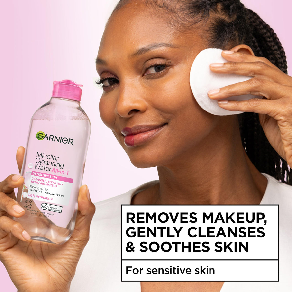 Garnier Eau Micellaire Nettoyante 400ml avec gouttes d'eau