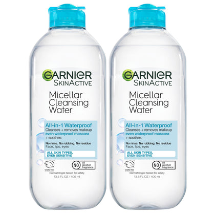 Garnier Eau Micellaire Waterproof 400ml vue avant avec étiquette