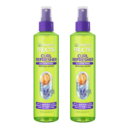 Garnier Fructis Curl Refresher Reviving Water 590g, vue de face