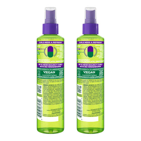 Garnier Fructis Curl Refresher, vue latérale montrant le flacon
