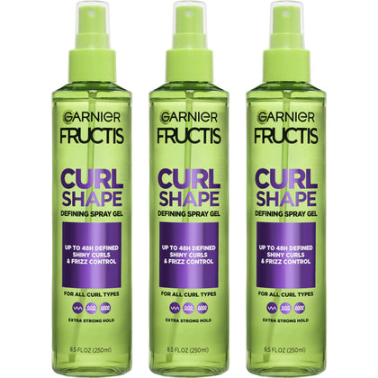 Garnier Gel Spray Définissant Boucles flacon avant avec étiquette