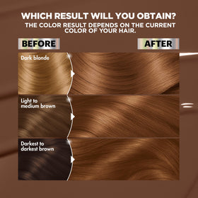 Garnier Nutrisse Ultra Color B4, application sur cheveux