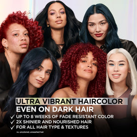 Garnier Nutrisse Ultra Color B4, avant et après