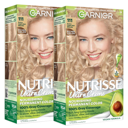 Garnier Nutrisse Ultra Crème 111 Blond Cendré Extra Clair avant application