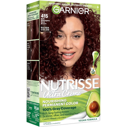 Garnier Nutrisse Ultra Crème 415 Marron Foncé boîte avec instructions
