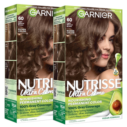 Garnier Nutrisse Ultra Crème 60 Châtaigne Naturelle avant application