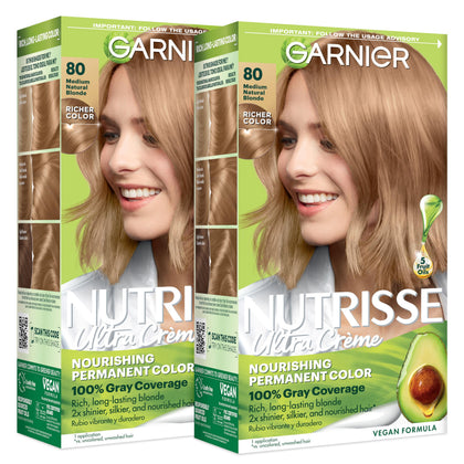 Garnier Nutrisse Ultra Crème 80 Blond Naturel Moyen vue avant