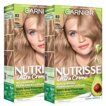 Garnier Nutrisse Ultra Crème Coloration 82 Blonde Perlé avant application