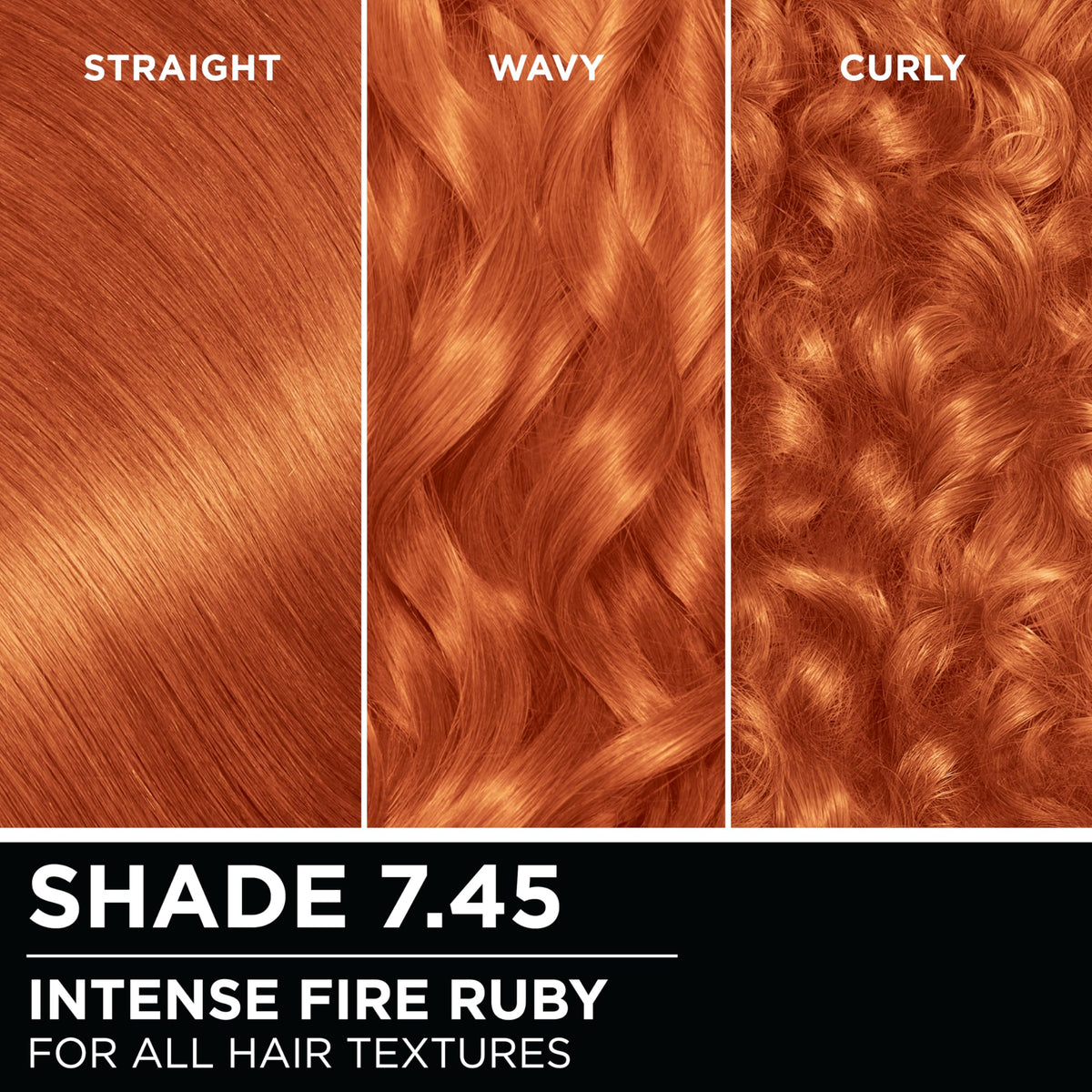 Garnier Olia 7.45 Ruby Éclat, produits inclus dans le kit